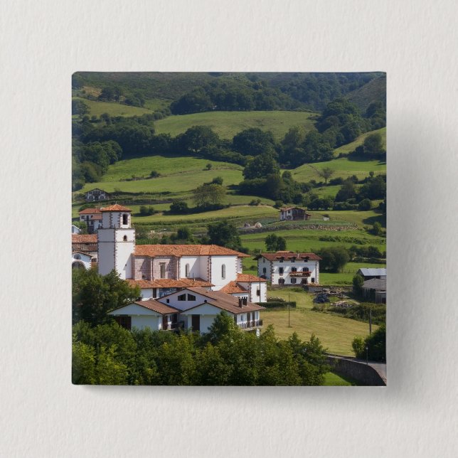 Das Dorf Amaiur im Baztan Valley of Button (Vorderseite)