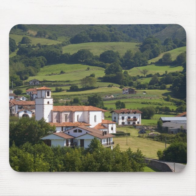 Das Dorf Amaiur im Baztan Valley of Mousepad (Vorne)