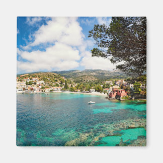 Das Dorf Assos auf der Insel Kefalonia, Griechenla Magnet