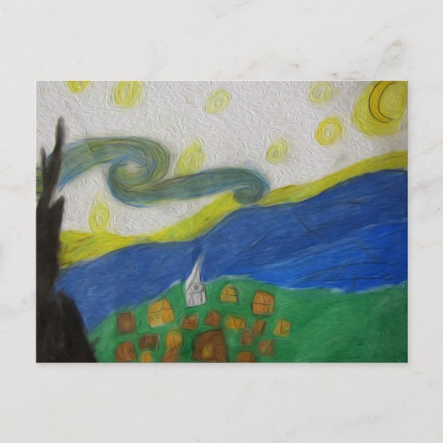 Das Dorf Postkarte (Vorderseite)