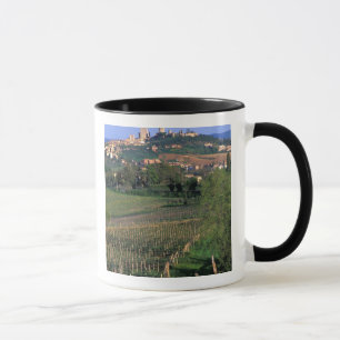 Das Dorf San Gimignano liegt im Wald Tasse