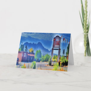 Das Dorf, Tubac, Arizona-Grußkarte Karte