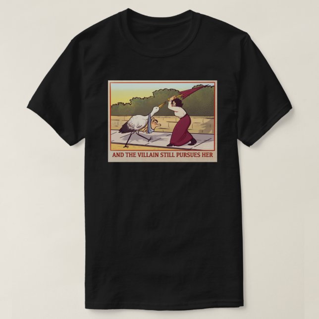 Das Dorf verfolgt immer noch ihren Aufkleber T-Shirt (Design vorne)