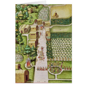 Das Dorf von Secoton