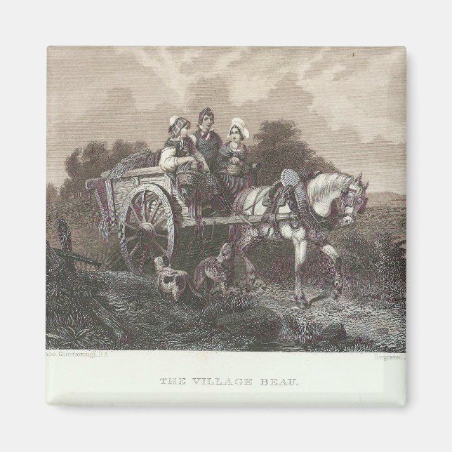 Das Dorfbeau Magnet (Vorne)