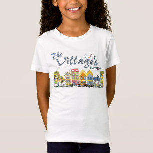 Das Dorfflorida-Gemeinschaftsmädchent-stück T-Shirt