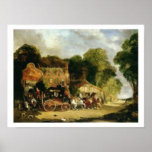 Das Dorking und die London Royal Mail verließ die  Poster