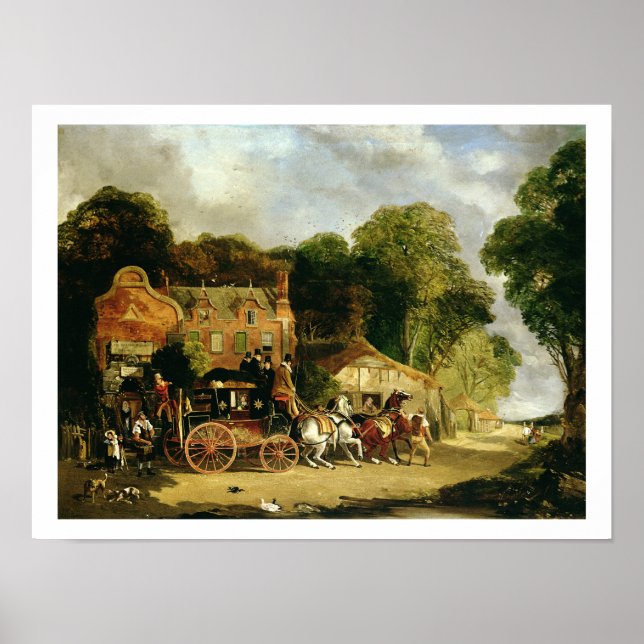 Das Dorking und die London Royal Mail verließ die  Poster (Vorne)