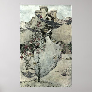 Das Dove-Cot by the Sea von Jessie King (1905) Poster