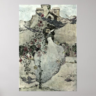 Das Dove-Cot by the Sea von Jessie King (1905) Poster