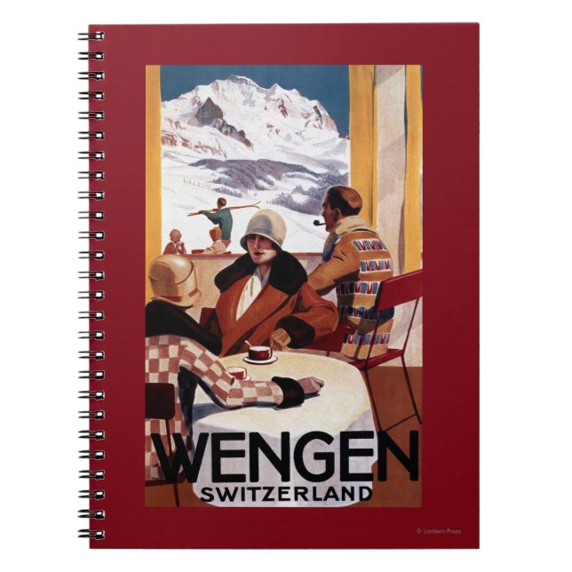 Das Downhill Club Werbeplakat Notizblock (Vorderseite)