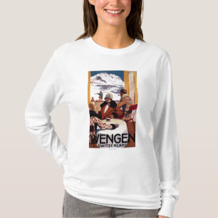 Das Downhill Club Werbeplakat T-Shirt