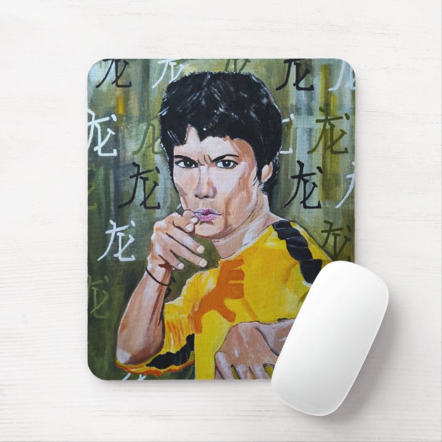 Das Drachen-Gemälde von Alfred Fox Mousepad (Mit Mouse)