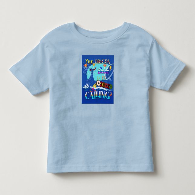 Das Drachenboot ruft Kleinkind T-shirt (Vorderseite)