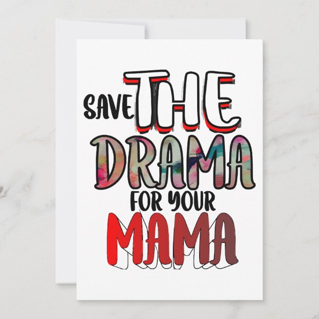 Das Drama Einladung (Vorderseite)