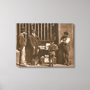 Das drastische Schuh-Schwarze, 1876-77 Leinwanddruck