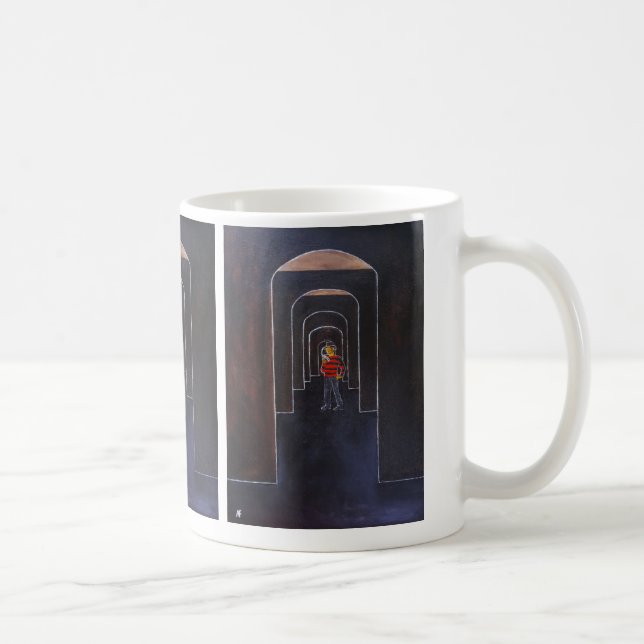 Das Dream Stalker Gemälde von Alfred Fox Kaffeetasse (Rechts)