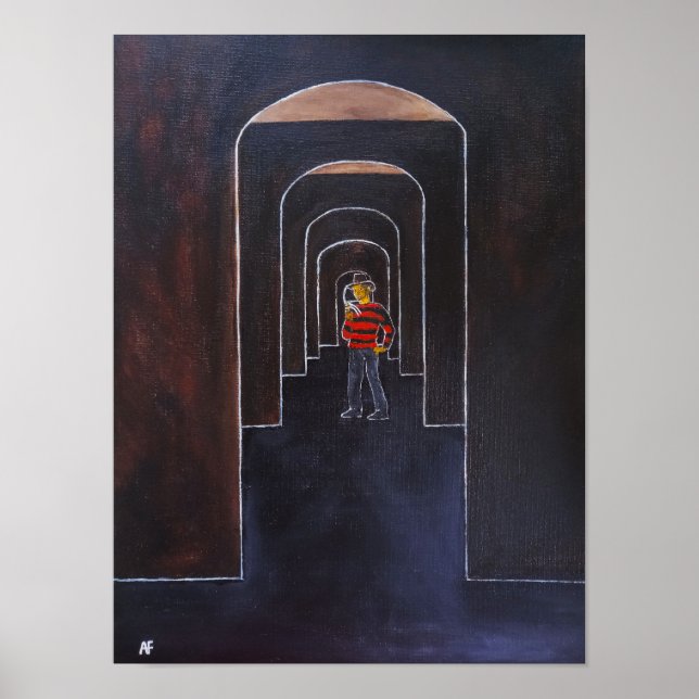 Das Dream Stalker Gemälde von Alfred Fox Poster (Vorne)