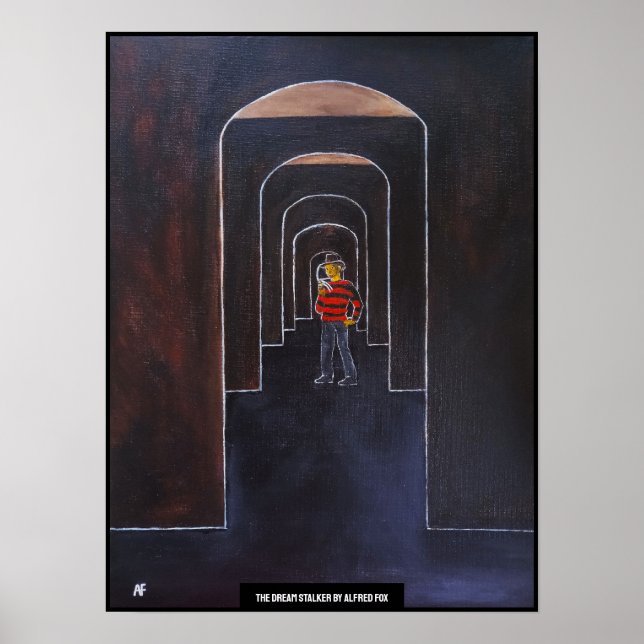 Das Dream Stalker Gemälde von Alfred Fox Poster (Vorne)