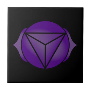 Das dritte Auge Chakra Fliese