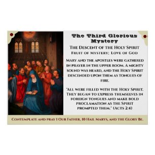 Das dritte glorreiche Geheimnisposter Poster