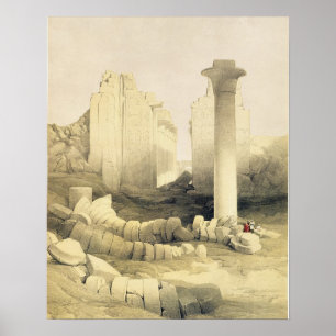 Das Dromos oder der zentrale Hall des großen Poster