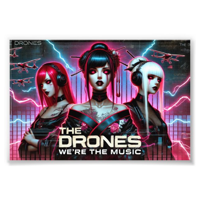 Das Dronen-Foto 3 Fotodruck (Vorne)