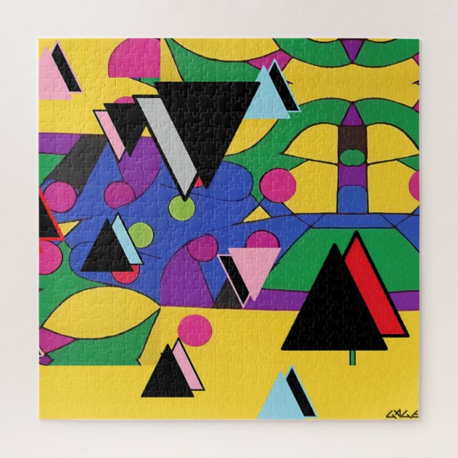 Das Drop-Ziel Puzzle (Vertikal)