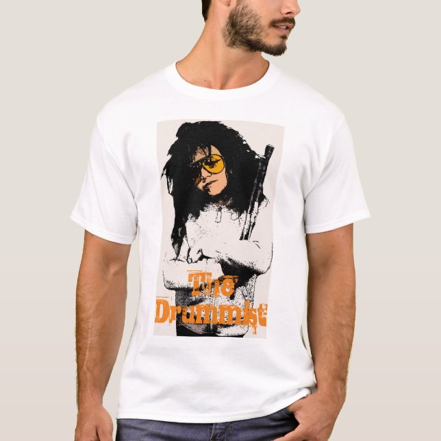 Das Drummist vom webseries Chip Barkhouse. T-Shirt (Vorderseite)