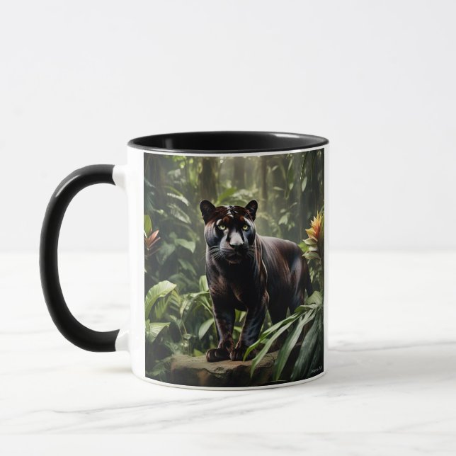 Das Dschungel-Panther" Tasse (Links)