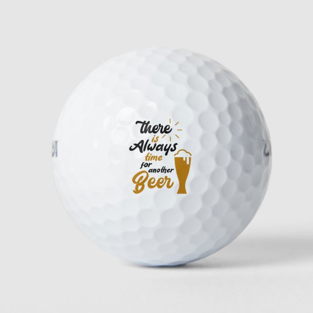 Das dunkelste Bier Golfball (Vorderseite)