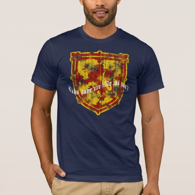 Das dunkle Shirt Schottland-Männer (Vorderseite)