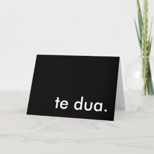 Das Duo. Feiertagskarte
