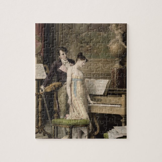 Das Duo (Mezzotint) Puzzle (Vertikal)