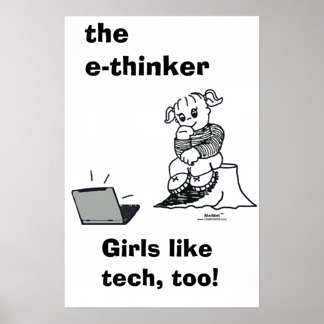 DAS E-THINKER-Poster Poster (Vorne)