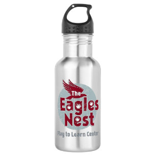 Das Eagle Nest-Spiel zum Lernen im Zentrum Edelstahlflasche