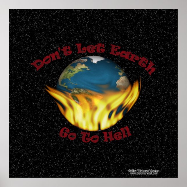 Das Earth Poster gerettet (Vorne)