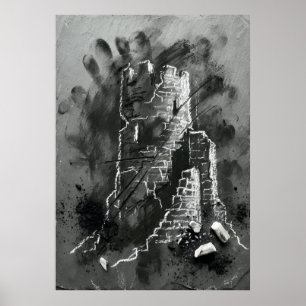 Das Echo eines Berges Poster