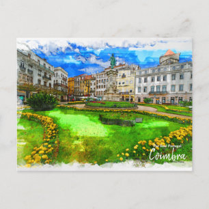 Das echte Portugal - Coimbra Postkarte
