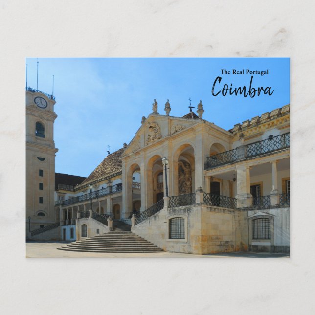 Das echte Portugal-Coimbra Postkarte (Vorderseite)