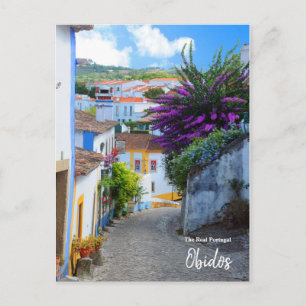 Das echte Portugal - Obidos Postkarte