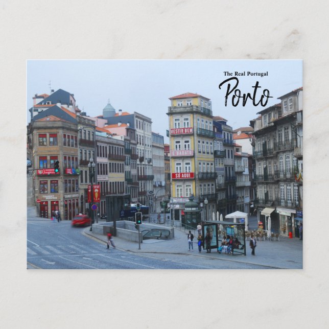 Das echte Portugal-Porto Postkarte (Vorderseite)