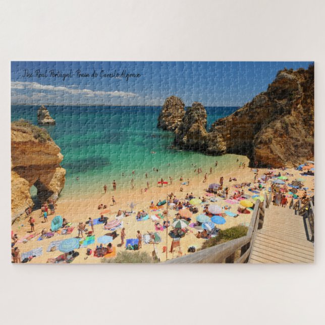 Das echte Portugal-Praia do Camilo, die Algarve Puzzle (Horizontal)