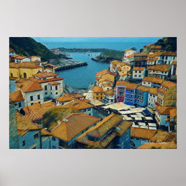 Das echte Spanien - Cudillero Poster