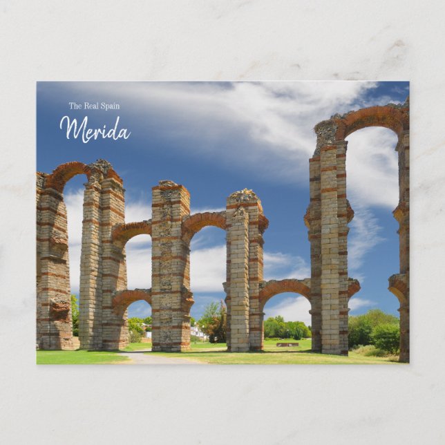 Das echte Spanien Merida Postkarte (Vorderseite)