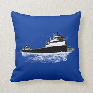 Das Edmund Fitzgerald ~ FERTIGEN die FARBE!! Kissen