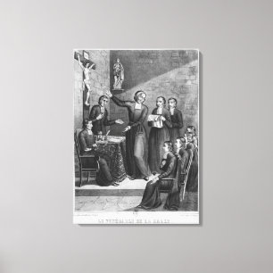 Das ehrwürdige Heilig-Jean-Baptistede La Salle Leinwanddruck