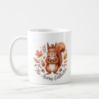 Das Eichhörnchen, das Eicheln sammelt Kaffeetasse