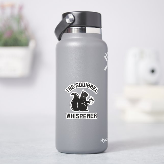 Das Eichhörnchen flüstert | Squirrel Lover Aufkleber (HydroFlask)