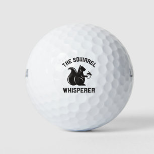 Das Eichhörnchen flüstert Squirrel Lover Golfball